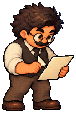 Bob scribbles a sign-off ~ view Idle Times on Steam