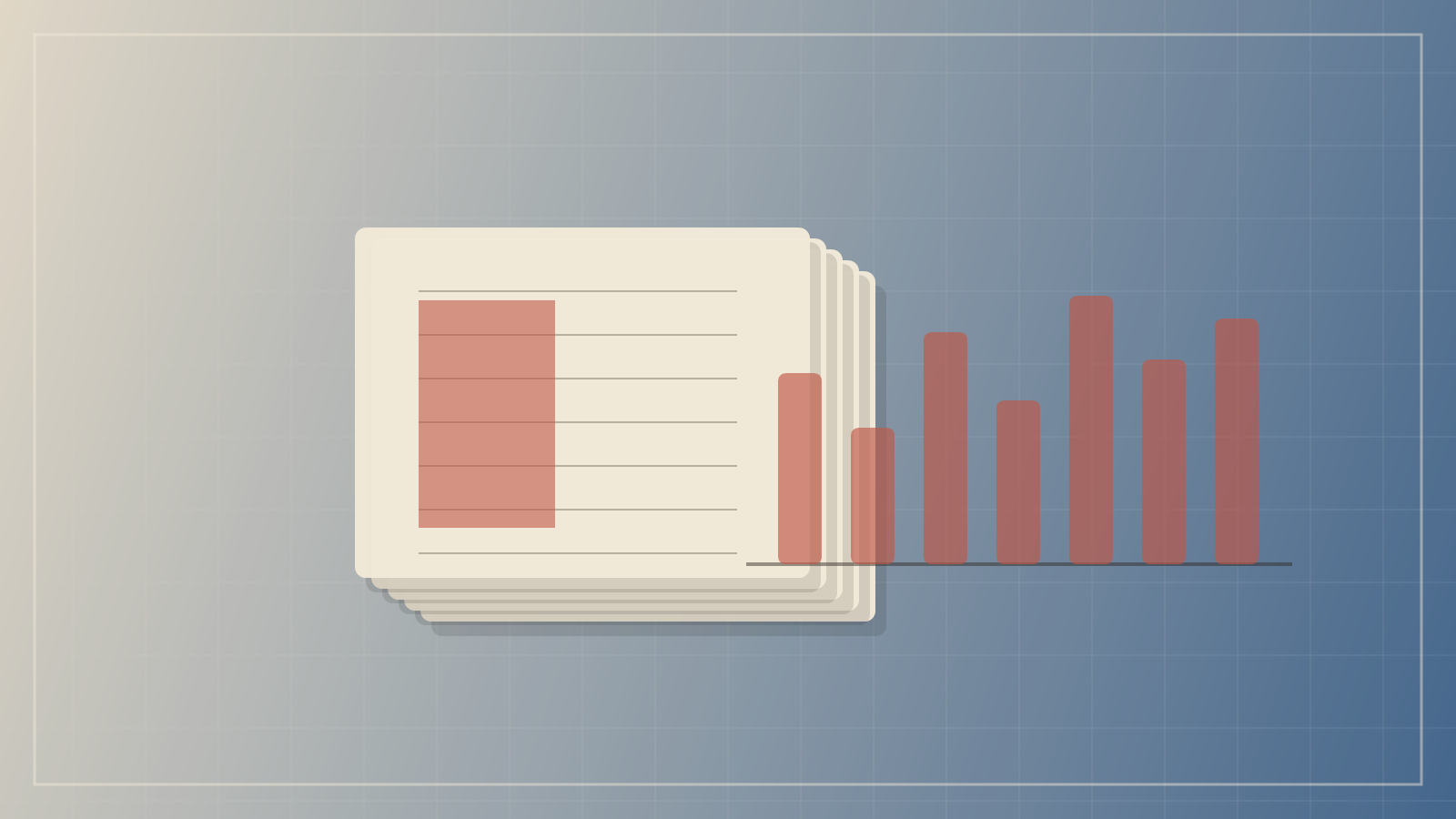 Abstract editorial hero image for CPI Report Economic Analysis.
