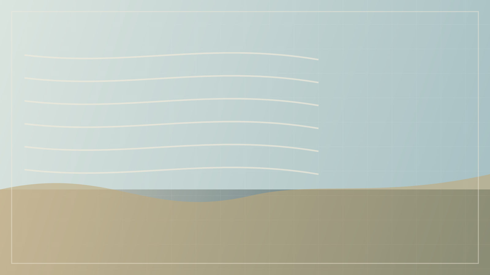 Abstract editorial hero image for Rethinking Coastal Retreat.
