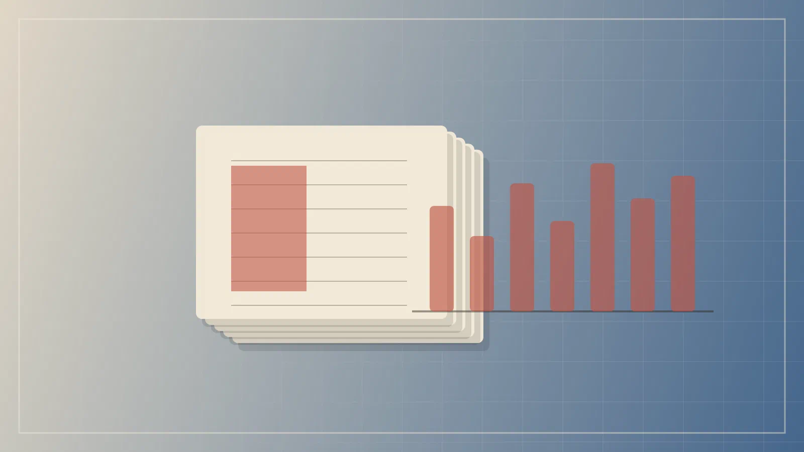 Abstract editorial hero image for CPI Report Economic Analysis.