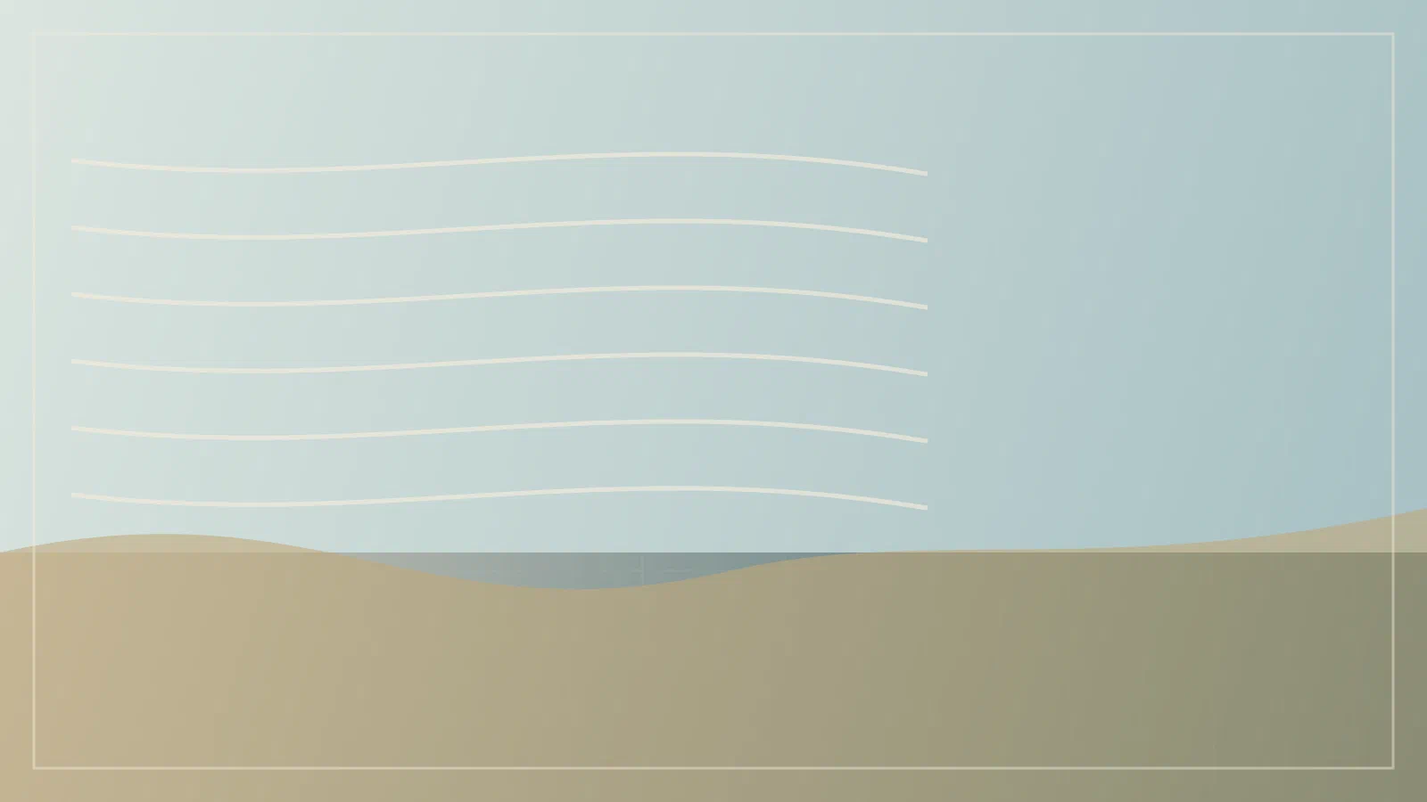 Abstract editorial hero image for Rethinking Coastal Retreat.