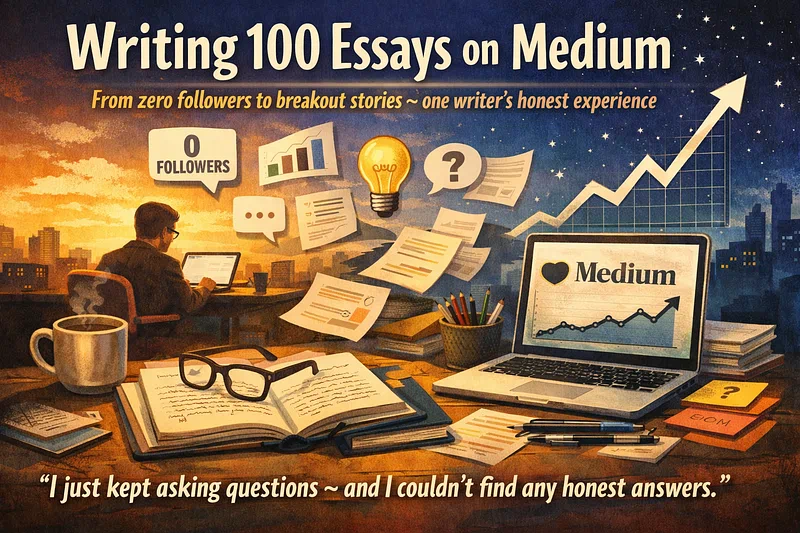 Writing 100 Essays on Medium